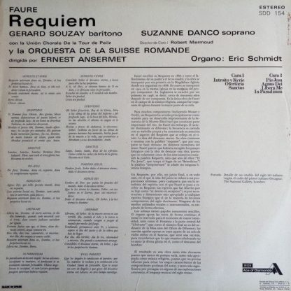DECCA SDD 154 - Requiem Opus 48 - Image 2