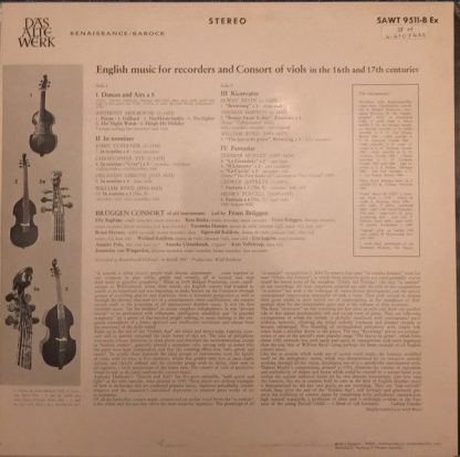 Telefunken SAWT 9511-B Ex - English Music for Recorders and Cons - Image 2