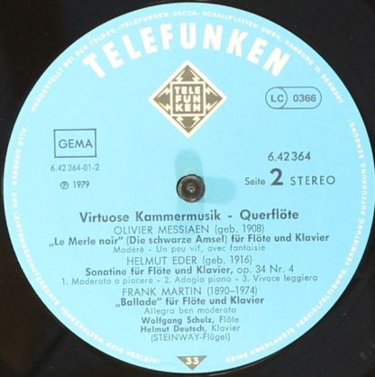Telefunken 6.42364 AP - Virtuose Kammermusik - Querflöte - Image 3
