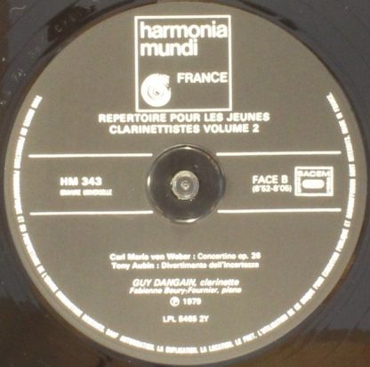 harmonia mundi France HM 343 - Répertoire Pour Les Jeunes Clarin - Image 5