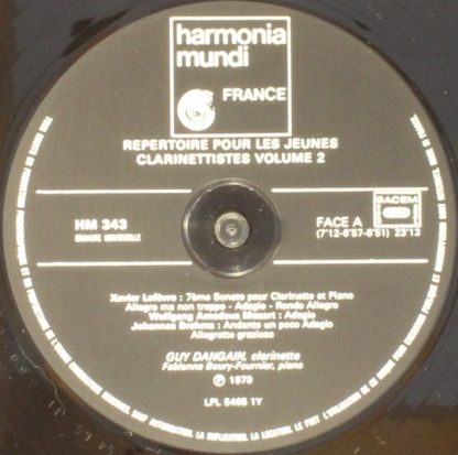 harmonia mundi France HM 343 - Répertoire Pour Les Jeunes Clarin - Image 6