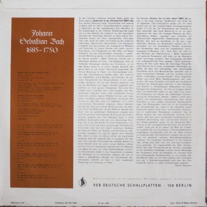 Eterna 8 20 457 - Gottes Zeit Ist Die Allerbeste Zeit, Kantate N - Image 2