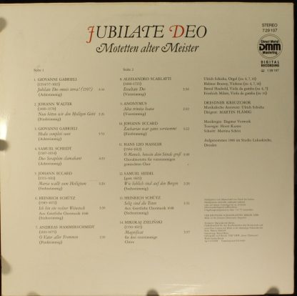 Eterna 7 29 107 - Jubilate Deo (Motetten Alter Meister) - Image 2