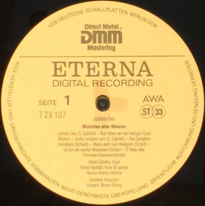 Eterna 7 29 107 - Jubilate Deo (Motetten Alter Meister) - Image 3