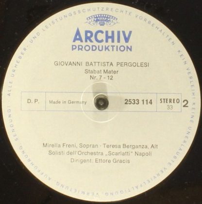 Archiv Produktion 2533 114 - Stabat Mater - Image 3
