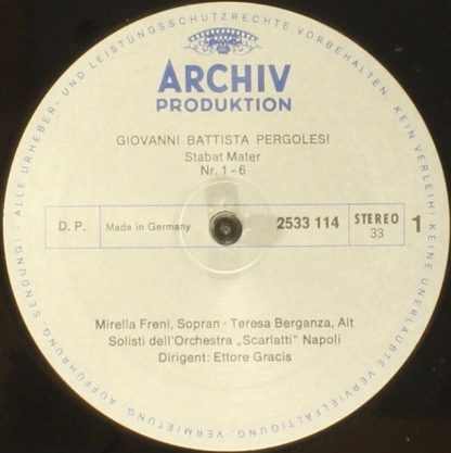 Archiv Produktion 2533 114 - Stabat Mater - Image 4