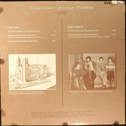 Zephyr (2) Z16 - Lamentationes Jeremiae Prophetae (Leçons Des Té - Image 2