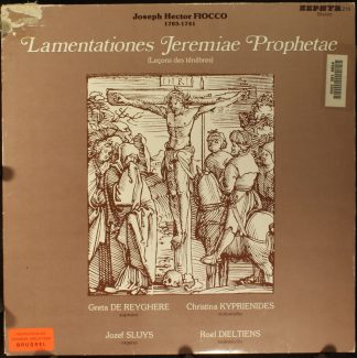 Zephyr (2) Z16 - Lamentationes Jeremiae Prophetae (Leçons Des Té