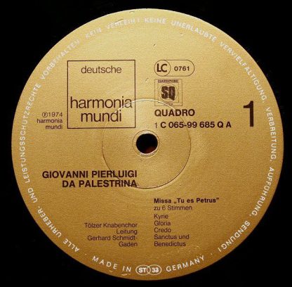 Deutsche Harmonia Mundi 1C 065-99 685 Q - Missa Tu Es Petrus & M - Image 5