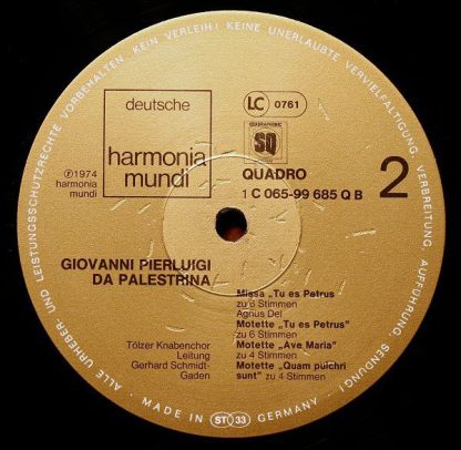 Deutsche Harmonia Mundi 1C 065-99 685 Q - Missa Tu Es Petrus & M - Image 6