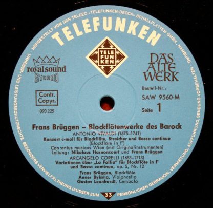Telefunken SAW 9560-M - Blockflötenwerke Des Barock - Image 3