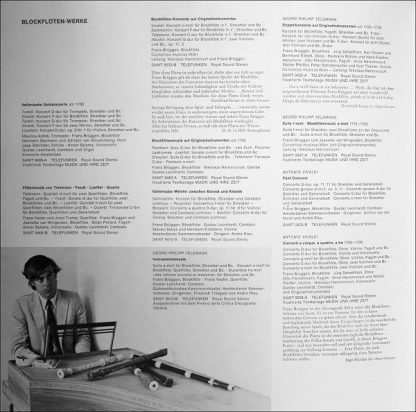 Telefunken SAW 9560-M - Blockflötenwerke Des Barock - Image 7