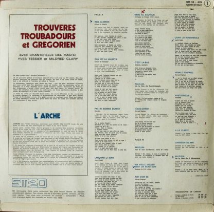 Editions Studio S.M. SM 30-419 T - Trouvères Troubadours et Grég - Image 2