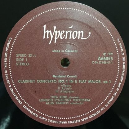 hyperion A66055 - Clarinet Concertos (No. 1 In E Flat • No. 3 In - Image 3