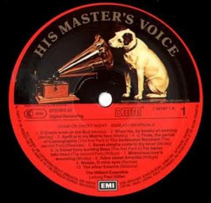 His Master's Voice 7 49197 1 - "Draw On Sweet Night" English Mad - Image 2