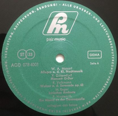 Pair Music AGD 0784001 - Kleine Abendmusik - Image 3