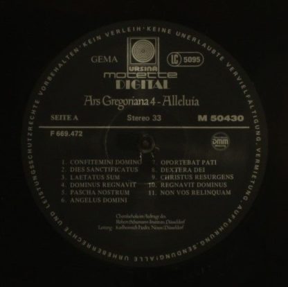 Motette Ursina M 50430 - Ars Gregoriana 4 - Das Alleluia - Image 5