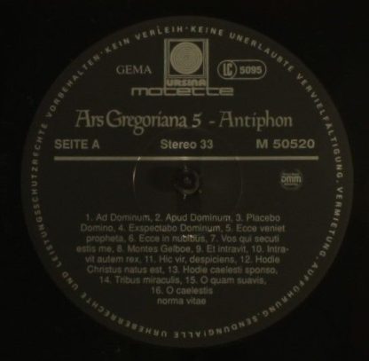 Motette Ursina M 50520 - Ars Gregoriana 5 - Antiphon - Image 5