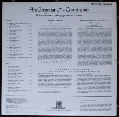 Motette Ursina M 50490 - Ars Gregoriana 7 - Die Comminio - Image 2
