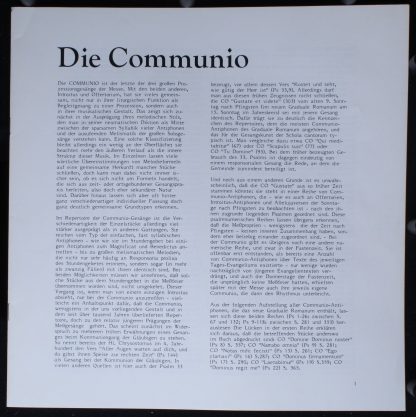 Motette Ursina M 50490 - Ars Gregoriana 7 - Die Comminio - Image 3