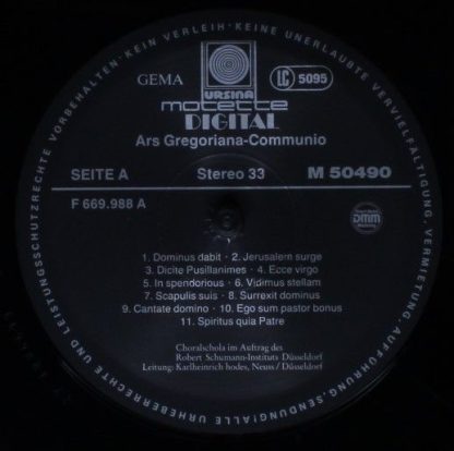 Motette Ursina M 50490 - Ars Gregoriana 7 - Die Comminio - Image 5