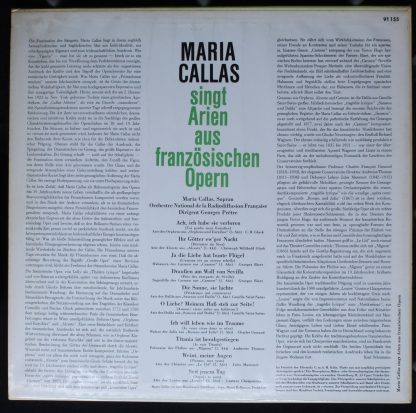 Columbia C 91 155 - Maria Callas Singt Arien Aus Französischen O - Image 2