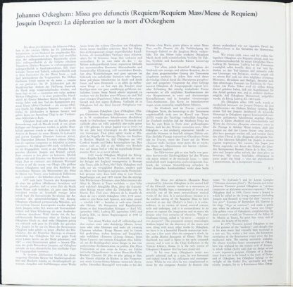Archiv Produktion 2533 145 - Missa Pro Defunctis / Déploration S - Image 2