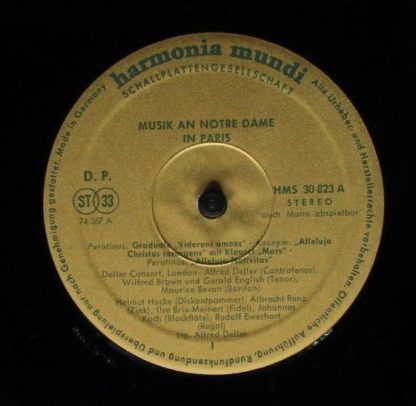 Harmonia Mundi HMS 30 823 - Musik An Notre Dame Um 1200 - Image 3