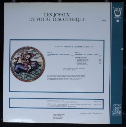 ARION ARN 38423 - Les Improperes Du Vendredi Saint  -  Quatre Mo - Image 2