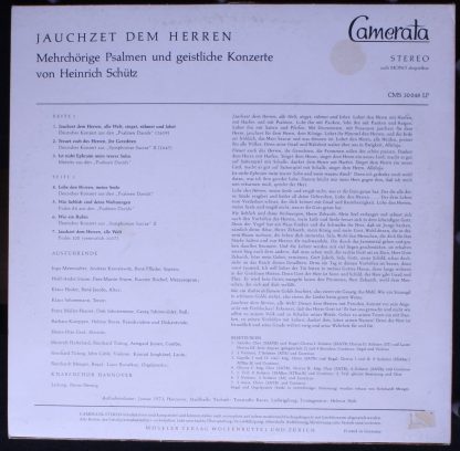 Camerata (2) CMS 30 048 LP - Jauchzet Dem Herren - Mehrchörige P - Image 2