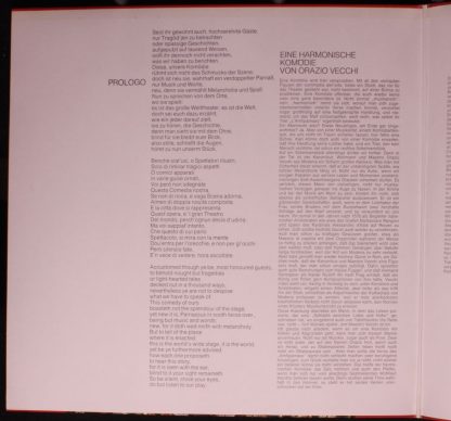 Deutsche Harmonia Mundi 1C 065-99 816 - L'Amfiparnaso - Image 2