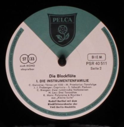 Pelca PSR 40 511 - Die Blockflöte, I. Die Instrumentenfamilie - Image 4