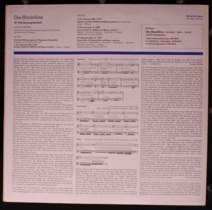 Pelca PSR 40 513 - Die Blockflöte, III. Verzierungstechnik - Image 2