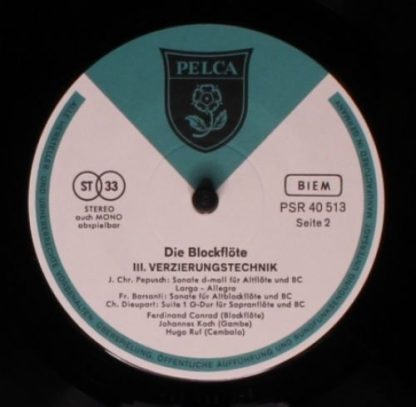 Pelca PSR 40 513 - Die Blockflöte, III. Verzierungstechnik - Image 4