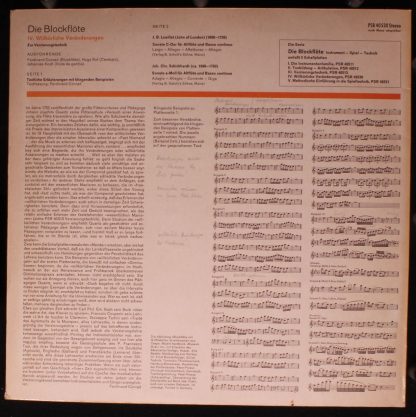 Pelca PSR 40 530 - Die Blockflöte, IV. Willkürliche Veränderunge - Image 2