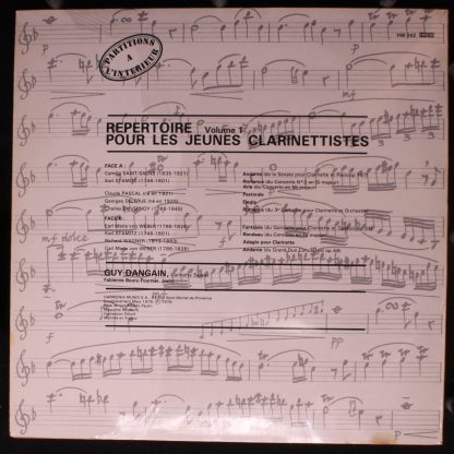 harmonia mundi France HM 342 - Repertoire Pour Les Jeunes Clarin - Image 2