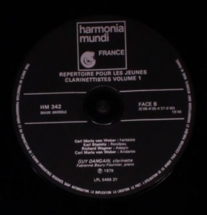 harmonia mundi France HM 342 - Repertoire Pour Les Jeunes Clarin - Image 6