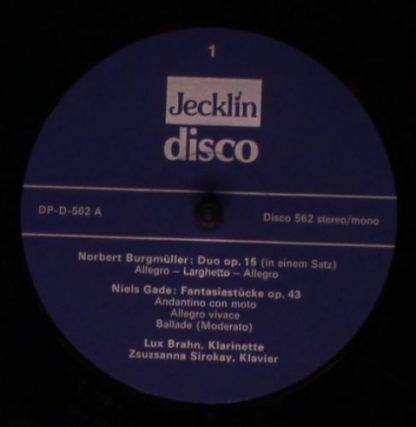 Jecklin-Disco Jecklin-Disco 562 - Romantische Klarinettenmusik - Image 3