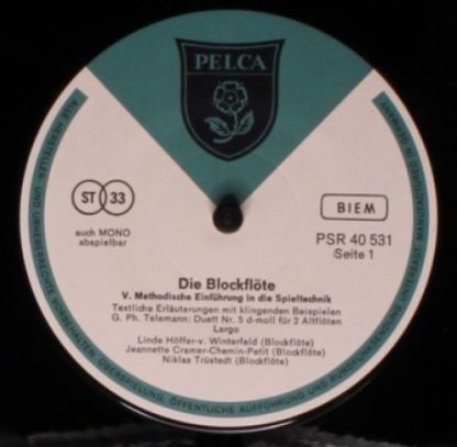 Pelca PSR 40 531 - Die Blockflöte, V. Methodische Einführung in - Image 3