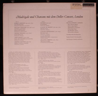 Harmonia Mundi HM 30 702 M - Madrigale & Chansons - Image 2
