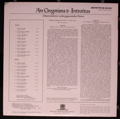 Motette Ursina M 50440 - Ars Gregoriana 8 - Image 2