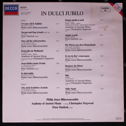 DECCA 6.43024 - In Dulci Jubilo - Image 2