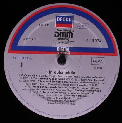 DECCA 6.43024 - In Dulci Jubilo - Image 3