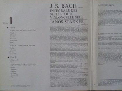 Philips 6768 224 - Intégrale Des Six Suites Pour Violoncelle Seu - Image 7