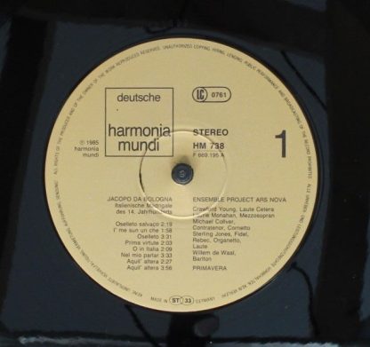 Deutsche Harmonia Mundi HM 738 A - Italienische Madrigale Des 14 - Image 5
