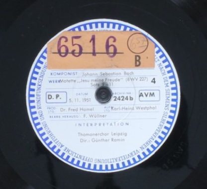 Archiv Produktion 2424/ 2425 - Motette "Jesu Meine Freude" (BWV - Image 4