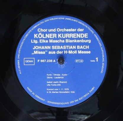 EMI Electrola F 667.238 - Missa 1733 - Kyrie Und Gloria Aus Der - Image 3