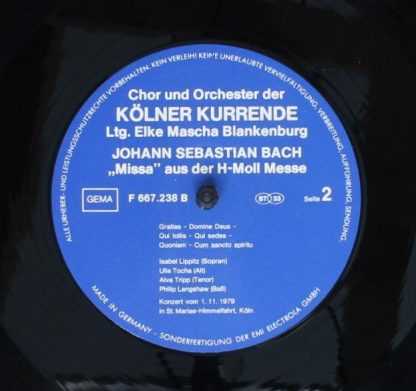 EMI Electrola F 667.238 - Missa 1733 - Kyrie Und Gloria Aus Der - Image 4