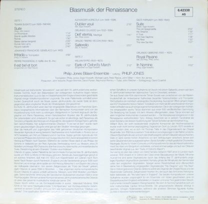 DECCA 6.42338 AS - Blasmusik Der Renaissance - Image 2