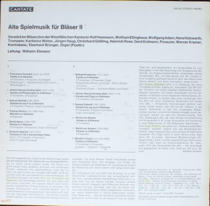 Cantate 658233 - Alte Spielmusik Für Bläser II - Image 2